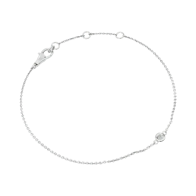 Best bangle bracelets with smooth sterling silver for a polished, refined finish-Bezel bracelet