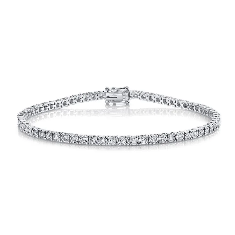 Best bangle bracelets with twisted rope designs for a textured, nautical-inspired look-1.00ctw Diamond Tennis Bracelet