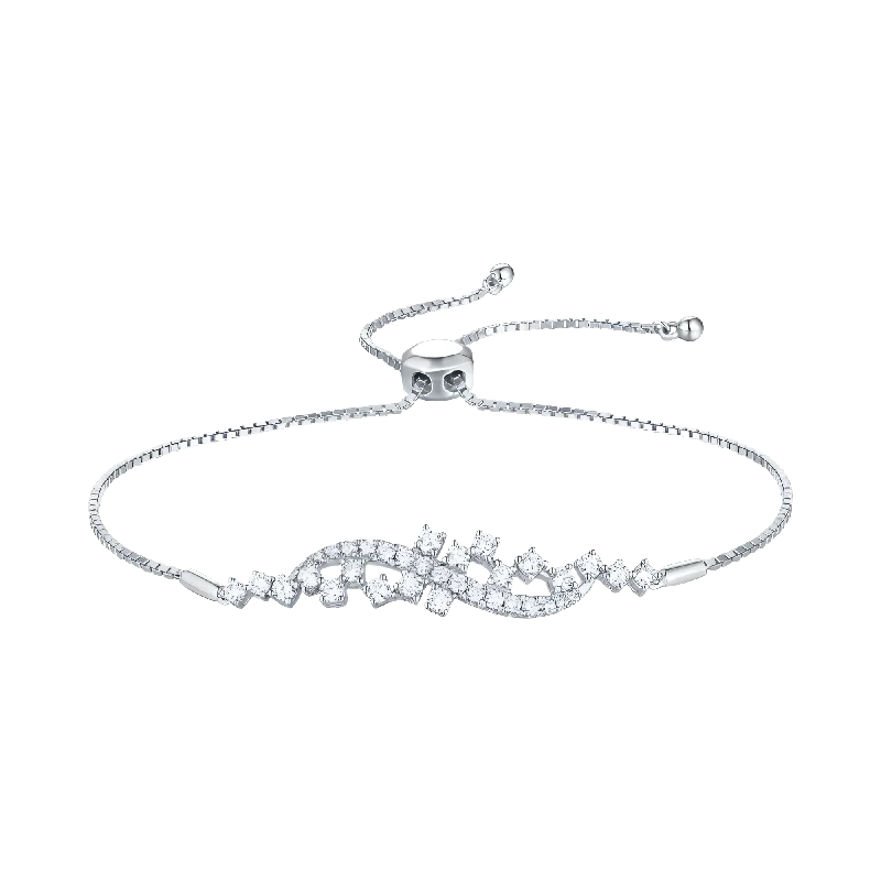 Best bangle bracelets with minimalist silver designs for a timeless, versatile look-Drizzle bracelet