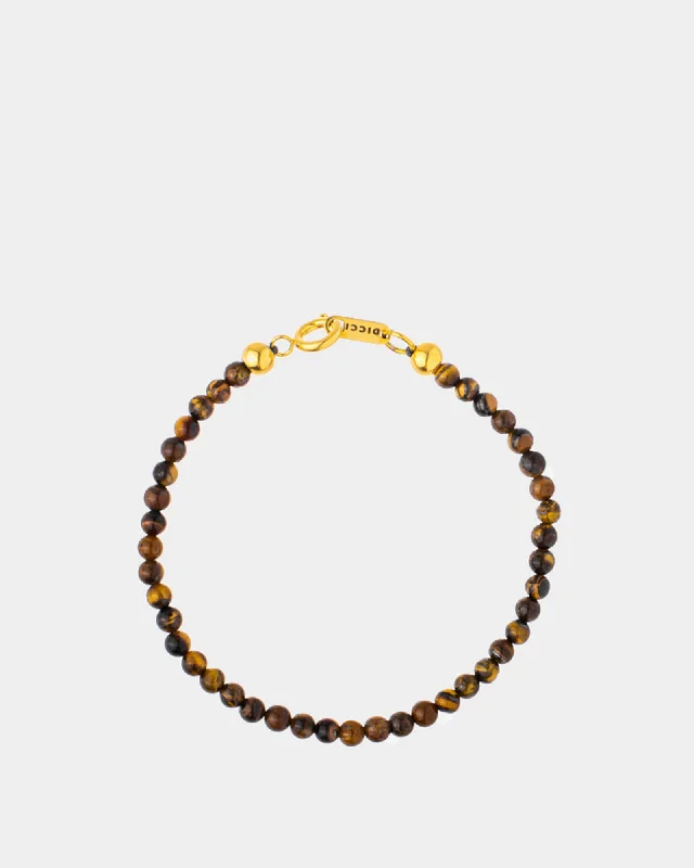 Best bangle bracelets with infinity symbols for a design full of meaning and charm-Tiger Eye Bracelet 4mm