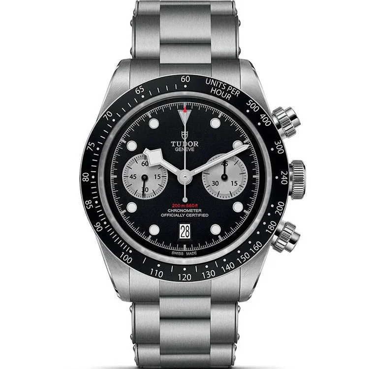 Best necklaces and pendants with heart-shaped designs for a romantic look-Tudor Black Bay Chronograph