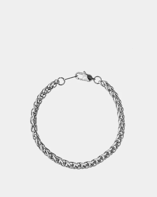 Best bangle bracelets with braided designs for a textured and sophisticated look-Wheat Chain Bracelet 5mm